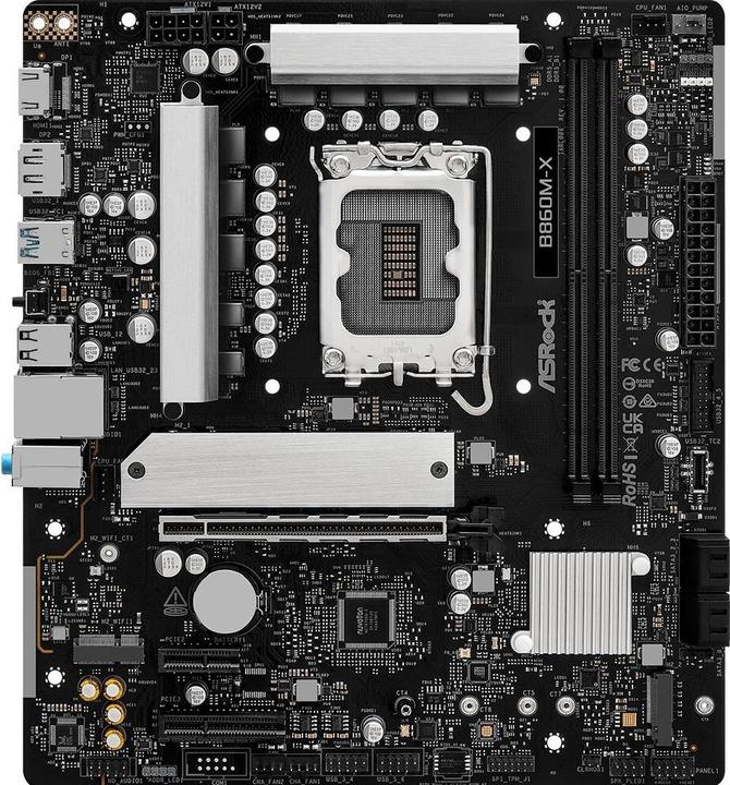 Produktbild AsRock B860M-X (LGA 1851, Intel B860, mATX)