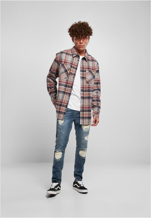 Produktbild Urban Classics Heavy Curved Oversized Checked Shirt (S)