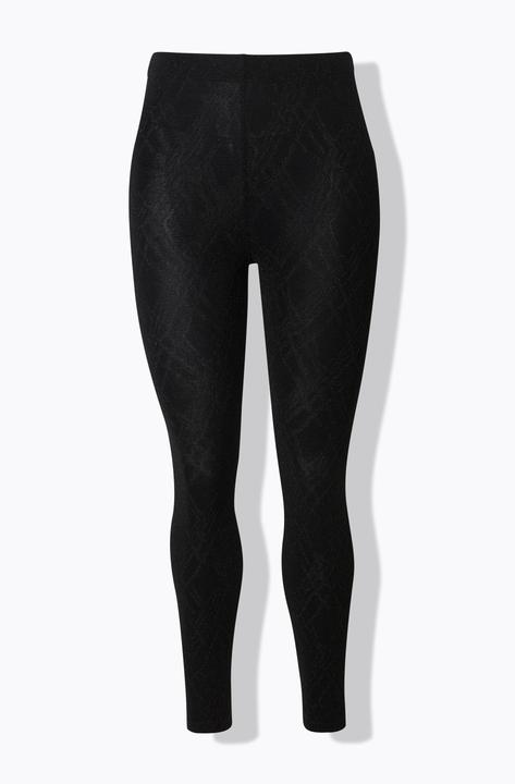 Produktbild Ulla Popken Strumpf-Leggings, gemustert, Glitter (54/56)