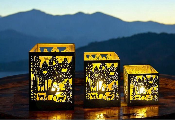 Immagine prodotto GuGus Lanterna della foresta (3 x, 10 x 10 x 15 cm)