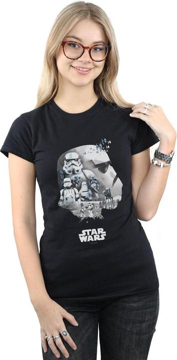 Image du produit Star Wars - T-shirt STORMTROOPER MONTAGE - Femme (L)