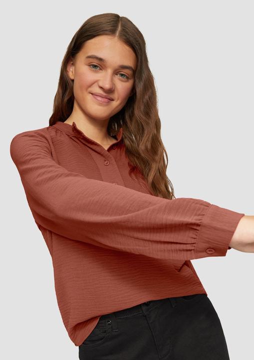 Immagine prodotto s.Oliver Bluse Crêpe-Bluse mit Knopfleiste (36)