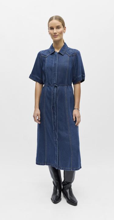 Image du produit Object Besticktes Jeanskleid (36)