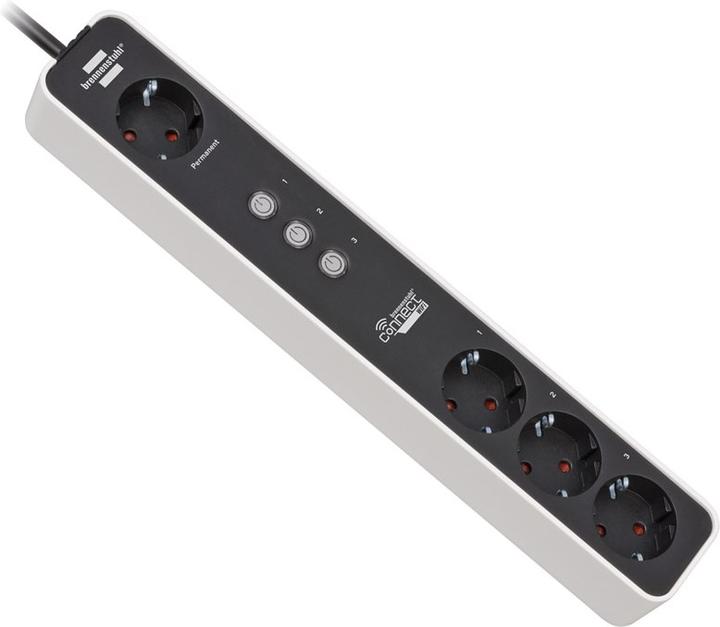 Actual product image Brennenstuhl Connect Ecolor WLAN socket outlet, 4-fold (4x, 1.50 m)