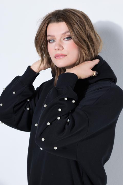 Image du produit Studio Untold Sweat à capuche, coupe oversize, perles décoratives (42, 44)