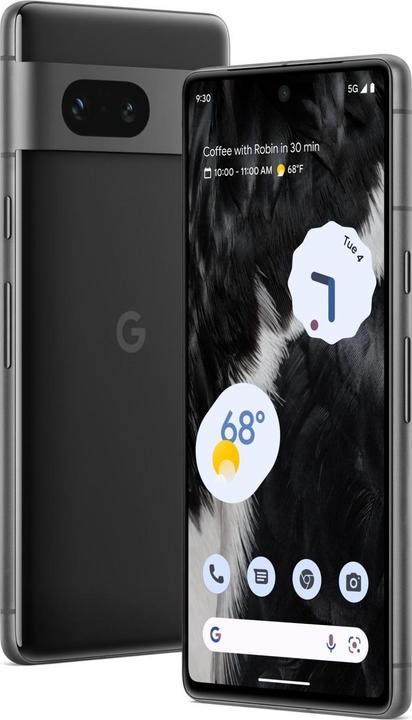 Produktbild Google Pixel 7 (128 GB, Obsidian, 6.30", SIM + eSIM, 50 Mpx, 5G)