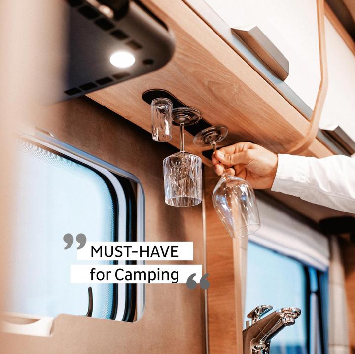 Actual product image Silwy Metal bar for glasses 50 cm