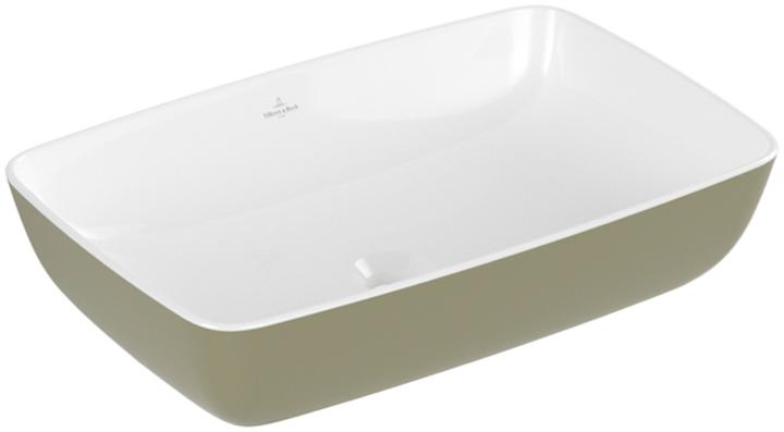 Produktbild Villeroy & Boch V&B Aufsatzwaschtisch ARTIS 580x380mm, ohne ÜL sage green (380 mm, 580 mm)