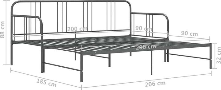 Image du produit vidaXL Schlafsofa-Gestell (90 x 200 cm)