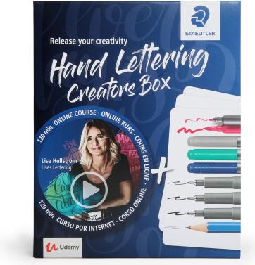 Actual product image Staedtler Creators Box Hand Lettering