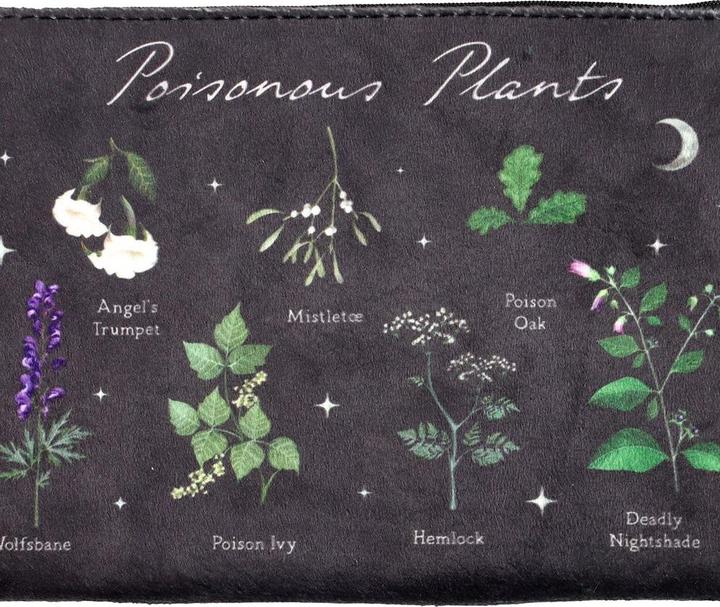 Actual product image Something Different Poisonous Plants Toiletry Bag