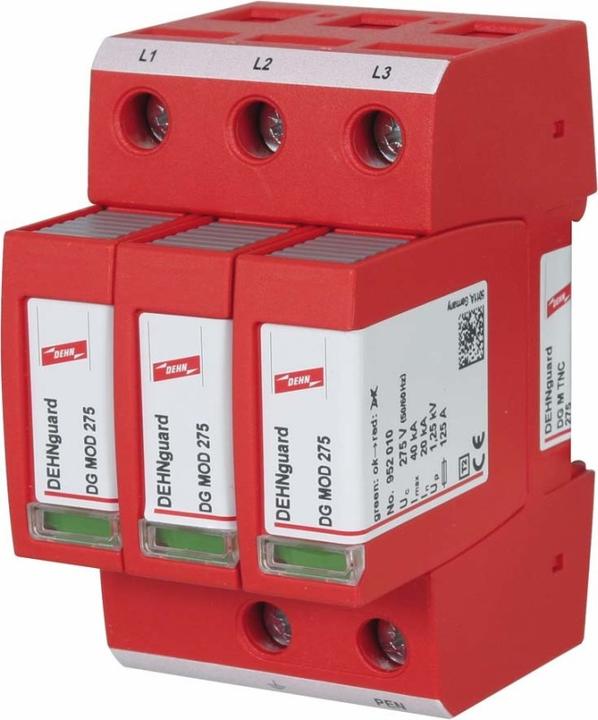 Dehn Type 2 230/400V SPD for 3 pole TNC/S