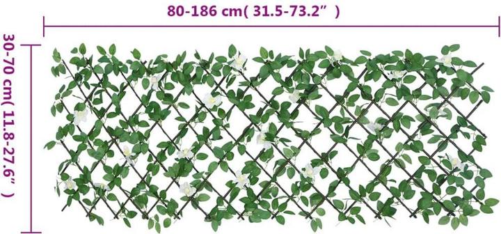 Produktbild vidaXL Rankgitter mit künstlichem Efeu