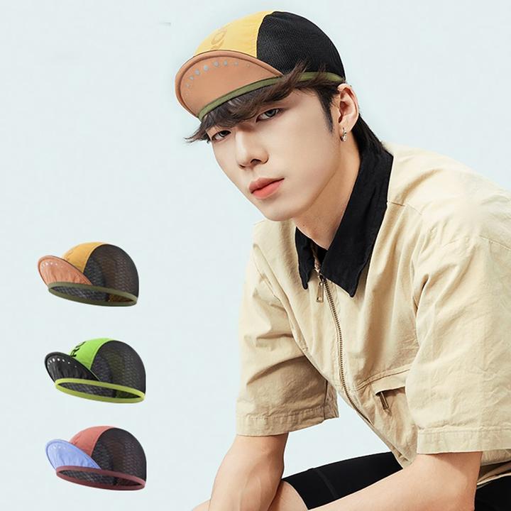 Produktbild Rockbros Cycling Cap with Visor, Helmet Cover - Yellow (56, 57, 58, 59, 60, 61)