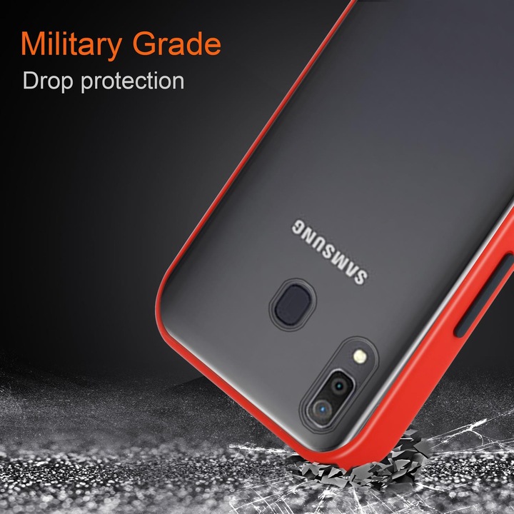 Produktbild Cadorabo Hybrid Matt Cover (TCL A30, Samsung Galaxy M10s, Samsung Galaxy A20)