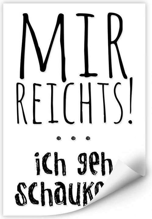 Actual product image Trenddeko I've had enough, I'm going to rock (70 x 100 cm)