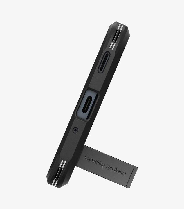 Actual product image Spigen Tough Armor Sam A16 4G/5G czarny/black ACS08889 (Samsung Galaxy A16)