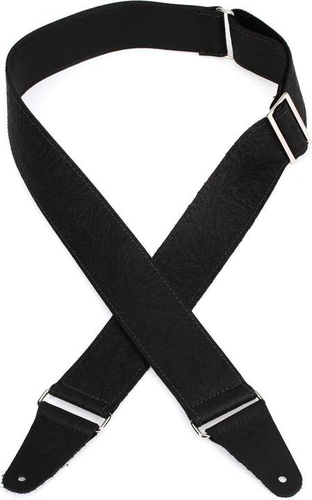 Produktbild Fender Tooled Leather Strap, 2, Black