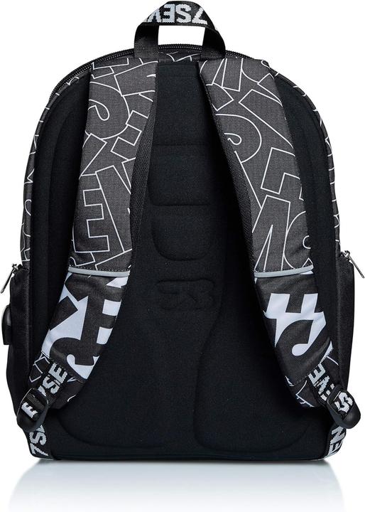 Actual product image Seven Advanced Alpha Beat Unisex Two Compartment School Backpack