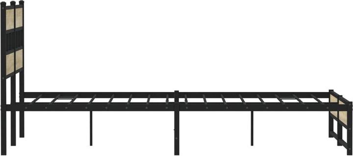 Produktbild VidaXL Metallbett Bett Lattenrost Doppelbett Bettgestell ohne Matratze 160x200cm (160 x 200 cm)