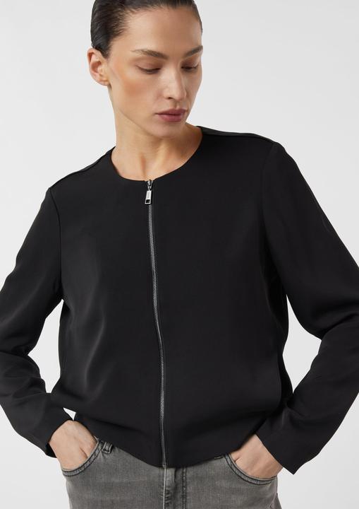 Actual product image Comma Indoor-Jacke Fliessender Blouson mit Eingrifftaschen (36)
