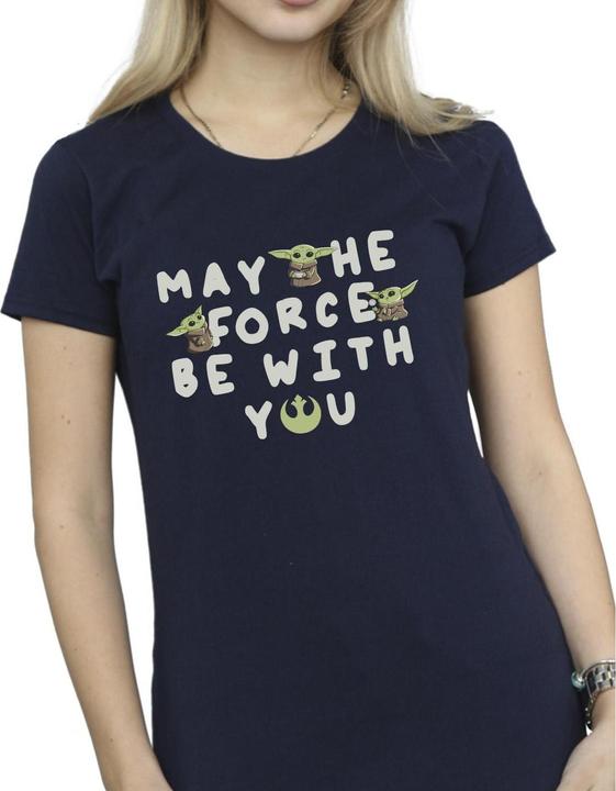 Produktbild Star Wars The Mandalorian Grogu May The Force Be With You TShirt (L)