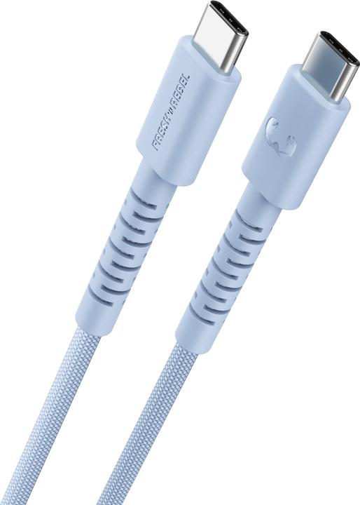 Produktbild Fresh'N Rebel Fresh 'n Rebel USB-C to USB-C Vivid Blue (2 m, 100 W)