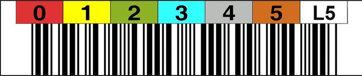 Actual product image Astar LTO5 HORIZ. 000100-000199 (100) LTO5100199 TRIOPTIC barcode labels