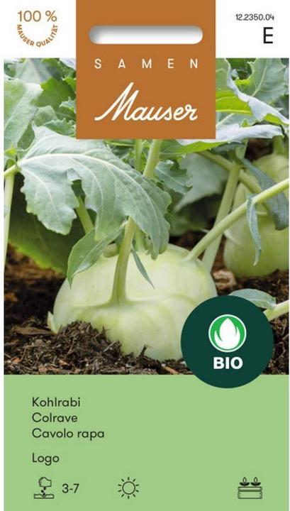 Produktbild Samen Mauser Knospe Bio Kohlrabi Logo (Gemüsesamen)
