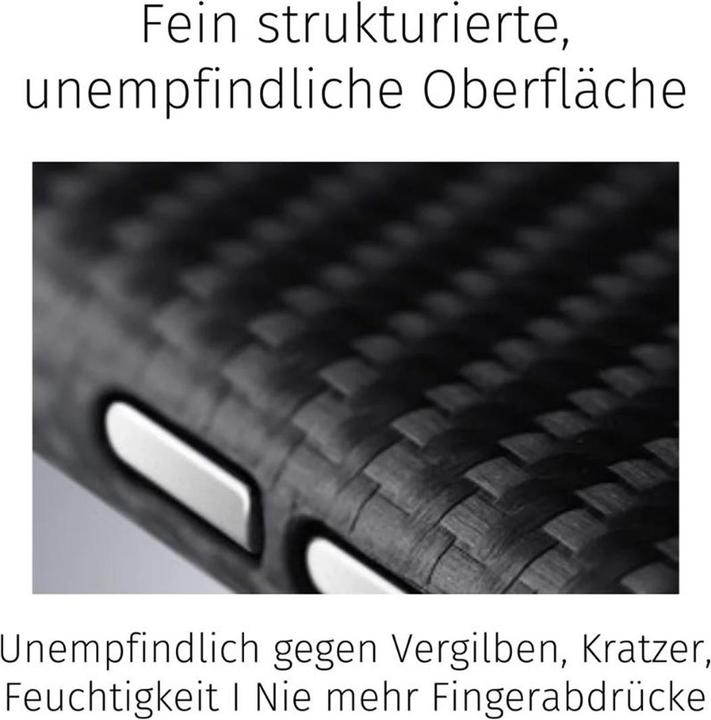 Produktbild Filono MagSafe Backcover aus echtem Carbon Carbon Black (Apple iPhone 16 Pro)