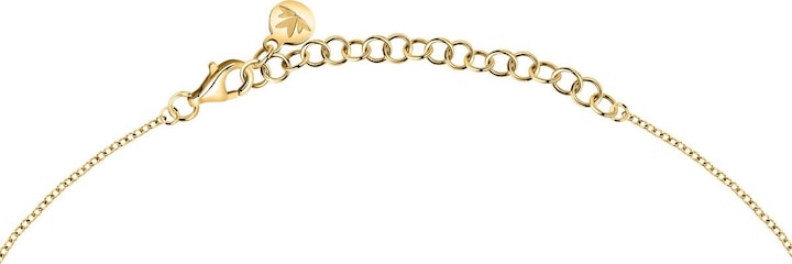 Actual product image Morellato - Charming Gold Plated Necklace with Semipreziose Peridot SAXN05 (Silver 925)