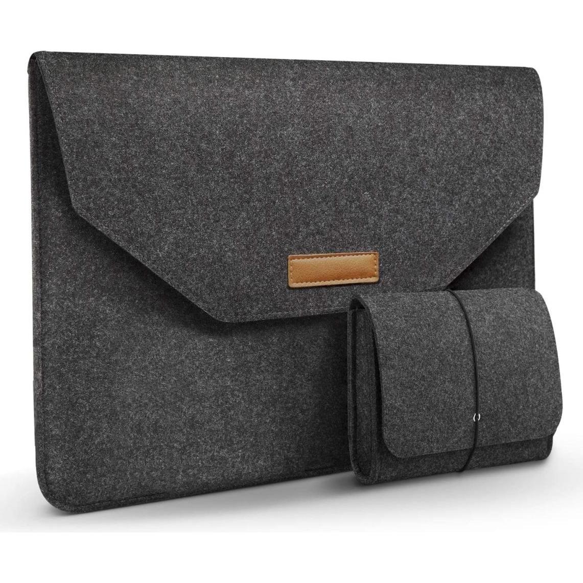 Screenguard 2-in-1 Notebooktasche (16", Apple, Universal), Notebooktasche, Grau