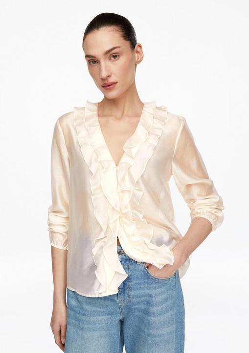 Immagine prodotto Comma Bluse Romantische Lyocell-Voile-Bluse mit Knopfleiste (32)