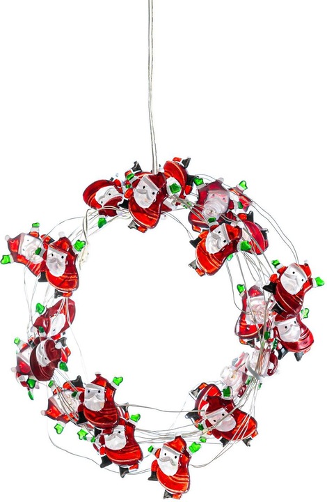 Produktbild Lindby Motje LED-Lichterkette, Weihnachtsmann (3.20 m)