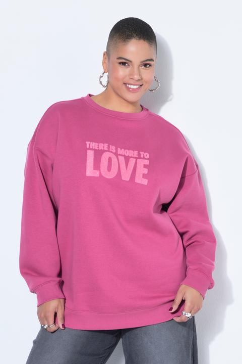 Produktbild Studio Untold Sweatshirt, Oversize Shape, Frottee Statement LOVE (54, 56)