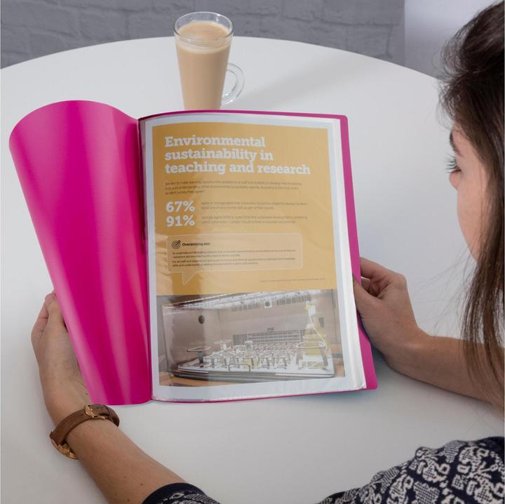 Image du produit Rapesco Dossier de présentation Germ-Savvy A4 Noir (A4, 2x)