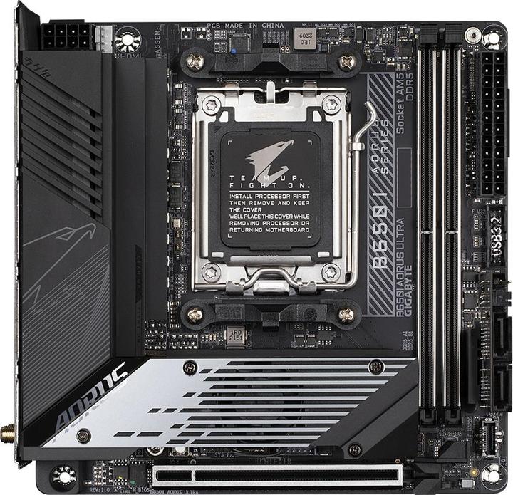 Actual product image Gigabyte B650I Aorus Ultra (AM5, AMD B650, Mini-ITX)