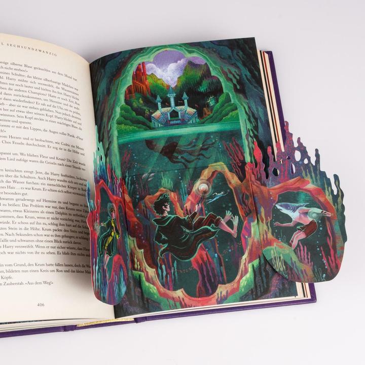 Produktbild Harry Potter und der Feuerkelch (Papierkunst-Edition mit 3D-Aufklapp-Elementen 4) (Deutsch, J.K. Rowling, 2025)