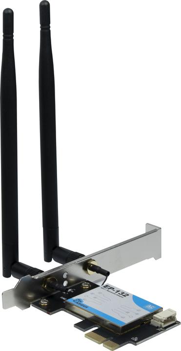 Intertech Adattatore Wi-Fi 5 PCIe EP-132 Antenna, Bluetooth 4.2 (PCIe)