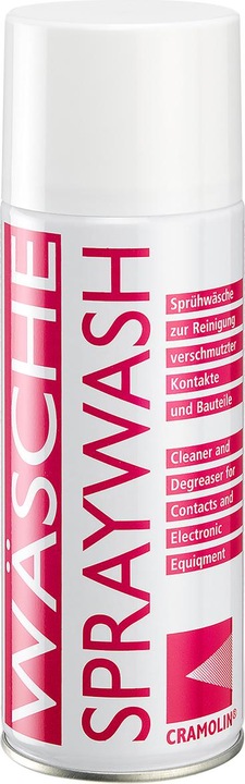 Produktbild Cramolin Spraywash Reiniger für elektrische Kontakte, Spray 400 ml