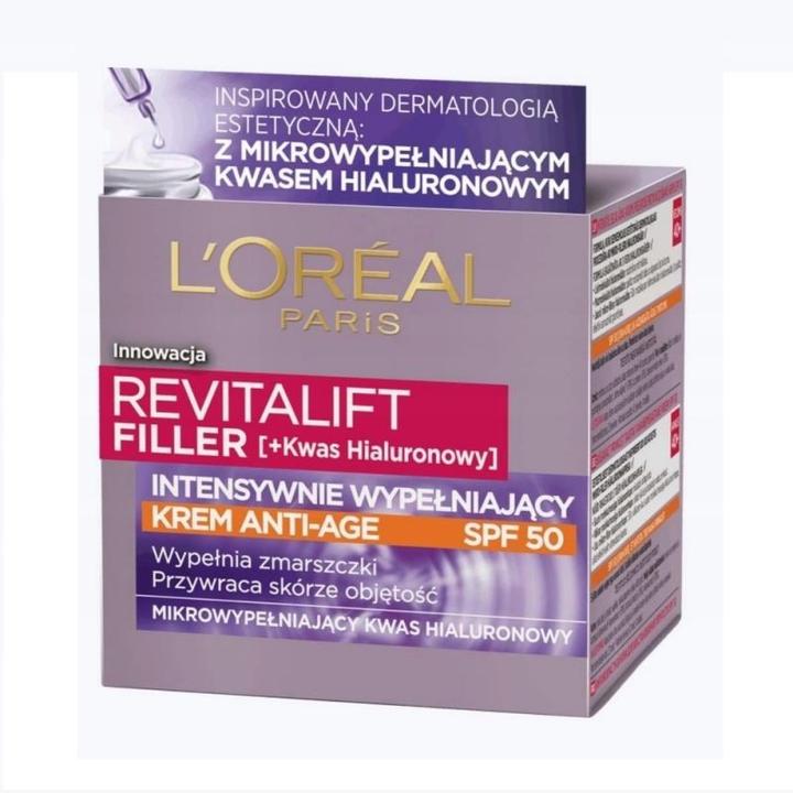 Actual product image L'Oréal Paris L'OREAL Revitalift Filler krem do twarzy przeciw oznakom starzenia 50ml (50 ml, Day cream, SPF 50)