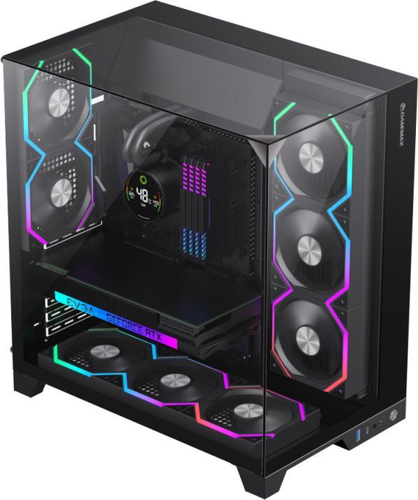 Actual product image GameMax | Case | INFINITY PRO BK | ATX (ATX, ITX, Mini-ATX)