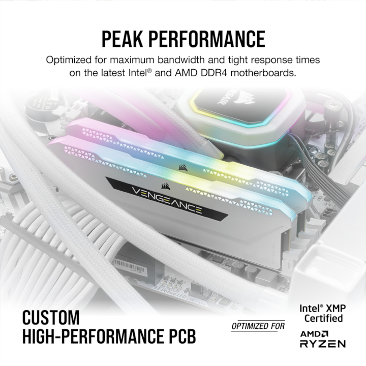Actual product image Corsair Vengeance RGB Pro SL (2 x 16GB, 3200 MHz, DDR4-RAM, DIMM)