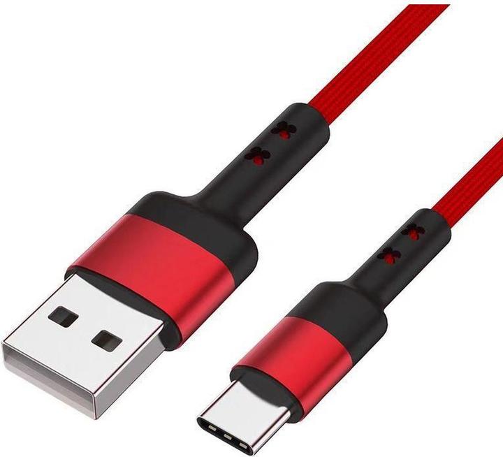 Produktbild Caruba USB A to USB C 60W Cable 1 Meter Red (1 m, 60 W)