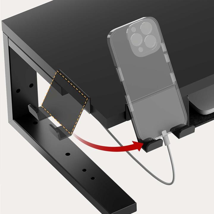 Produktbild Ergo Office Laptop-/Monitorständer Tragfähigkeit 20kg für Diag. 13-32 schwarz ER-303 B (Tisch, 32", 20 kg)