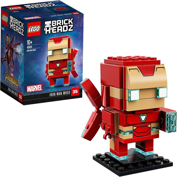 Immagine prodotto LEGO Iron Man MK50 (41604, LEGO Brickheadz)