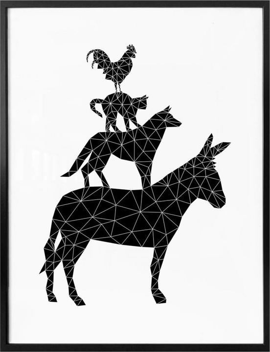 Immagine prodotto Trenddeko Musicisti geometrici della città di Brema (120 x 150 cm)