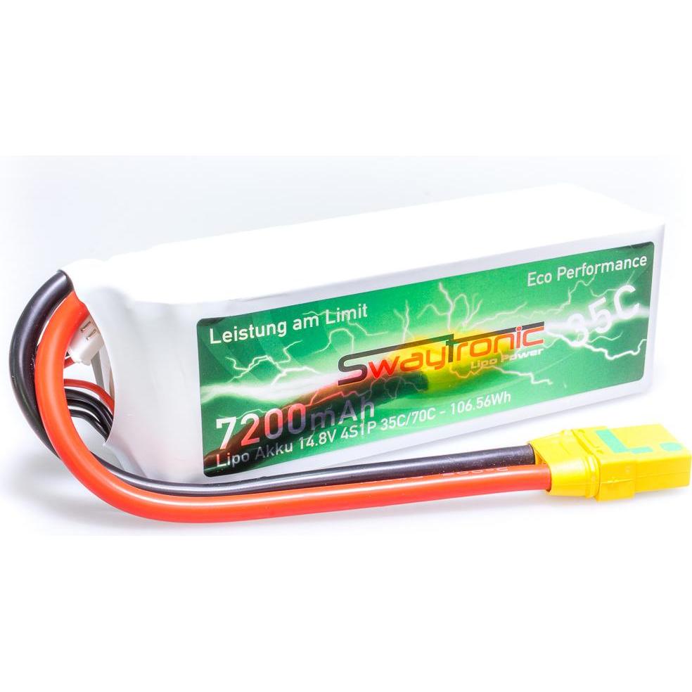 Thumbnail - Swaytronic LiPo Soft Case TPlug (14.80 V, 7000 mAh)