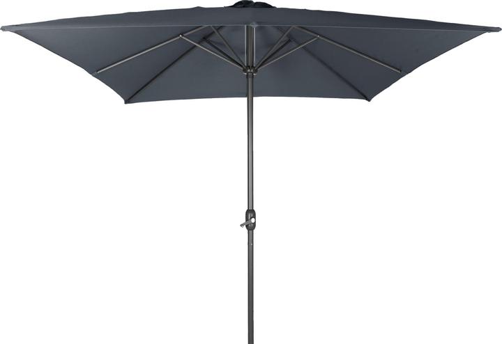 Produktbild Mojawo Alu Sonnenschirm Rechteck Marktschirm 3m x 2m mit Kurbel (2 m)