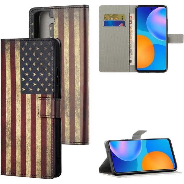 Thumbnail - MU Style Leder Bookcover Image Series (Samsung Galaxy S21+), Smartphone Hülle, Mehrfarbig